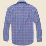 Seaview Shirt - Indigo Blue Melange - Faherty - STAG Provisions - Tops - L/S Woven - Plaid
