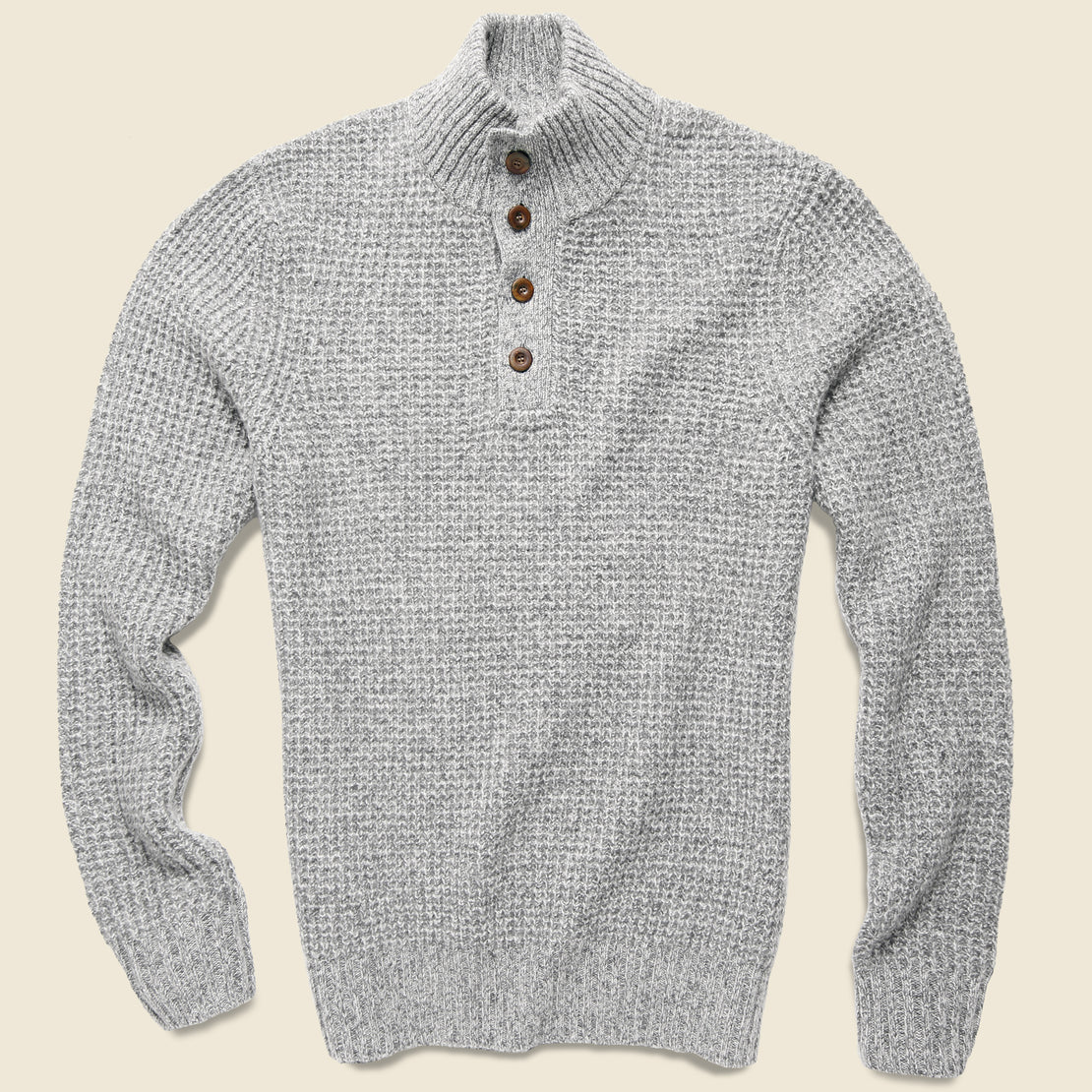 Faherty Cashmere Sweater - Light Grey