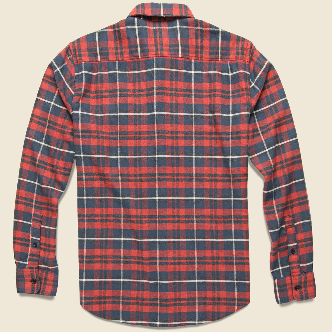 Stretch Seaview Shirt - Red/Charcoal/Grey
