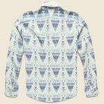 Seasons Blanket Workshirt - Indigo Cascade - Faherty - STAG Provisions - Tops - L/S Woven - Other Pattern