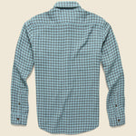 Doublecloth Belmar Shirt - Teal Buffalo Check - Faherty - STAG Provisions - Tops - L/S Woven - Plaid