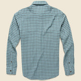 Doublecloth Belmar Shirt - Teal Buffalo Check - Faherty - STAG Provisions - Tops - L/S Woven - Plaid