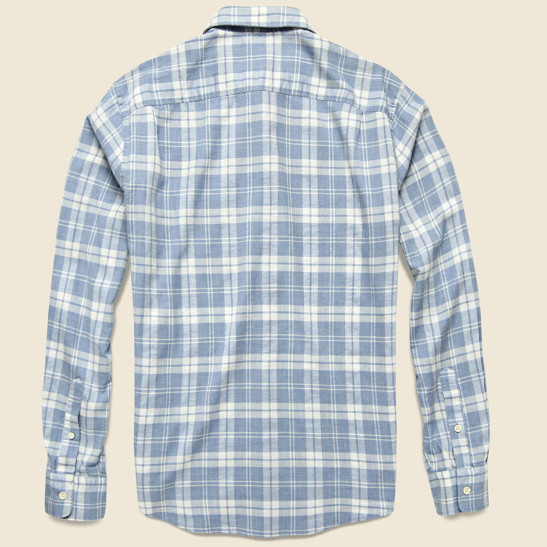 Ventura Shirt - Steel Heather Plaid - Faherty - STAG Provisions - Tops - L/S Woven - Plaid