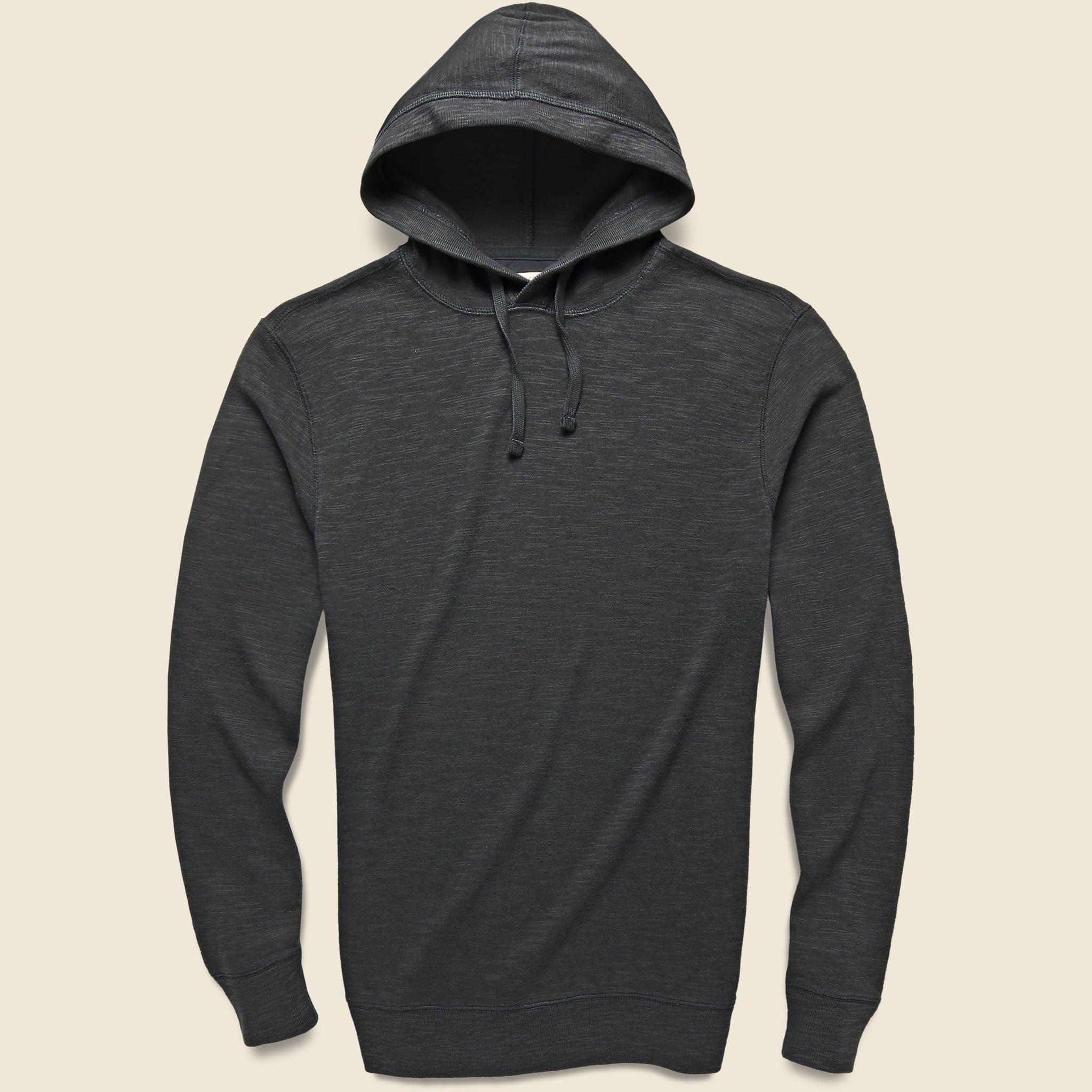 Slub Cotton Hoodie - Graphite - Faherty - STAG Provisions - Tops - Fleece / Sweatshirt
