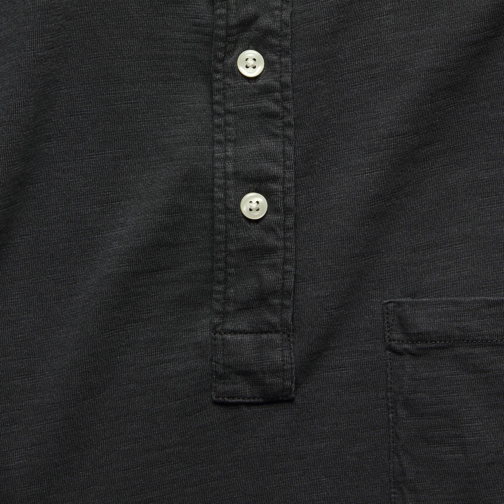 Garment Dyed Polo - Washed Black - Faherty - STAG Provisions - Tops - S/S Knit