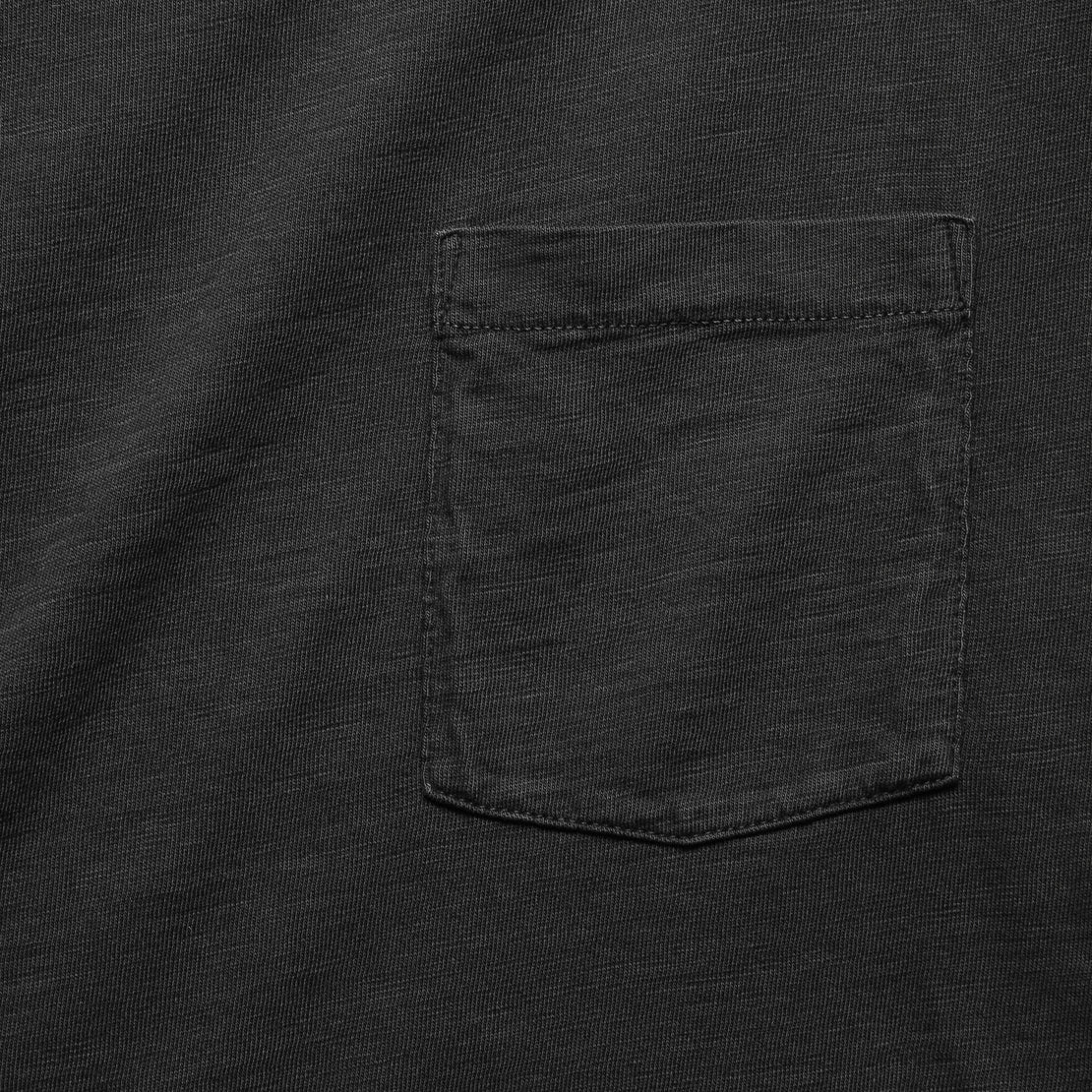 Garment Dyed Pocket Tee - Washed Black - Faherty - STAG Provisions - Tops - S/S Tee