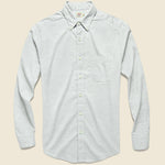 Melange Oxford Shirt - Grey - Faherty - STAG Provisions - Tops - L/S Woven - Solid