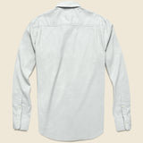 Melange Oxford Shirt - Grey - Faherty - STAG Provisions - Tops - L/S Woven - Solid