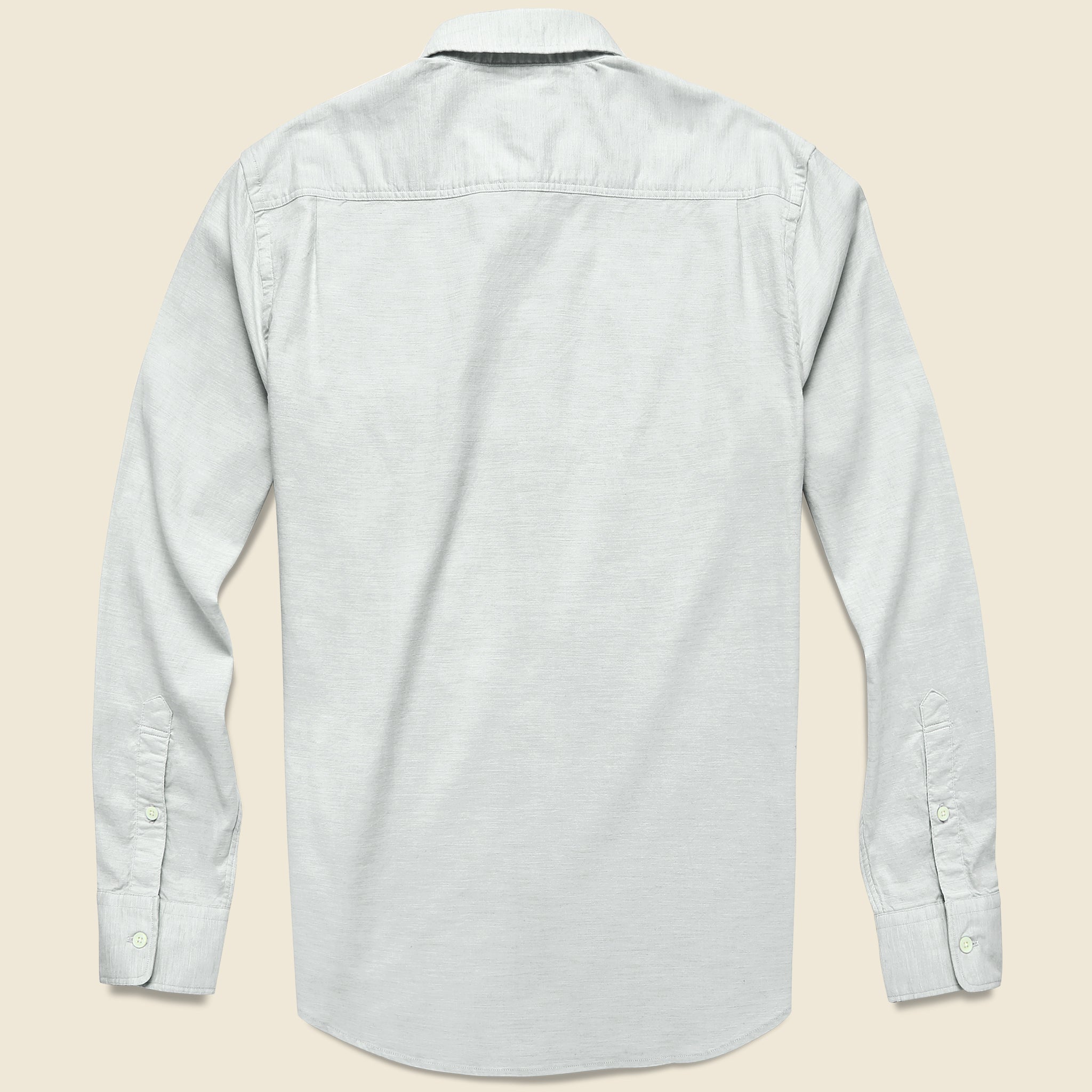 Melange Oxford Shirt - Grey - Faherty - STAG Provisions - Tops - L/S Woven - Solid