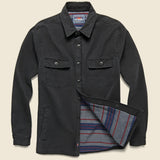 Stretch Blanket Lined CPO Jacket - Washed Black - Faherty - STAG Provisions - Outerwear - Coat / Jacket