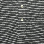 Luxe Heather Polo - Charcoal Grey Stripe - Faherty - STAG Provisions - Tops - L/S Knit