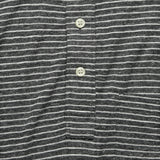 Luxe Heather Polo - Charcoal Grey Stripe - Faherty - STAG Provisions - Tops - L/S Knit