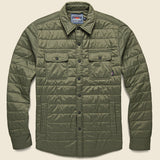 Atmosphere Shirt Jacket - Olive - Faherty - STAG Provisions - Outerwear - Shirt Jacket