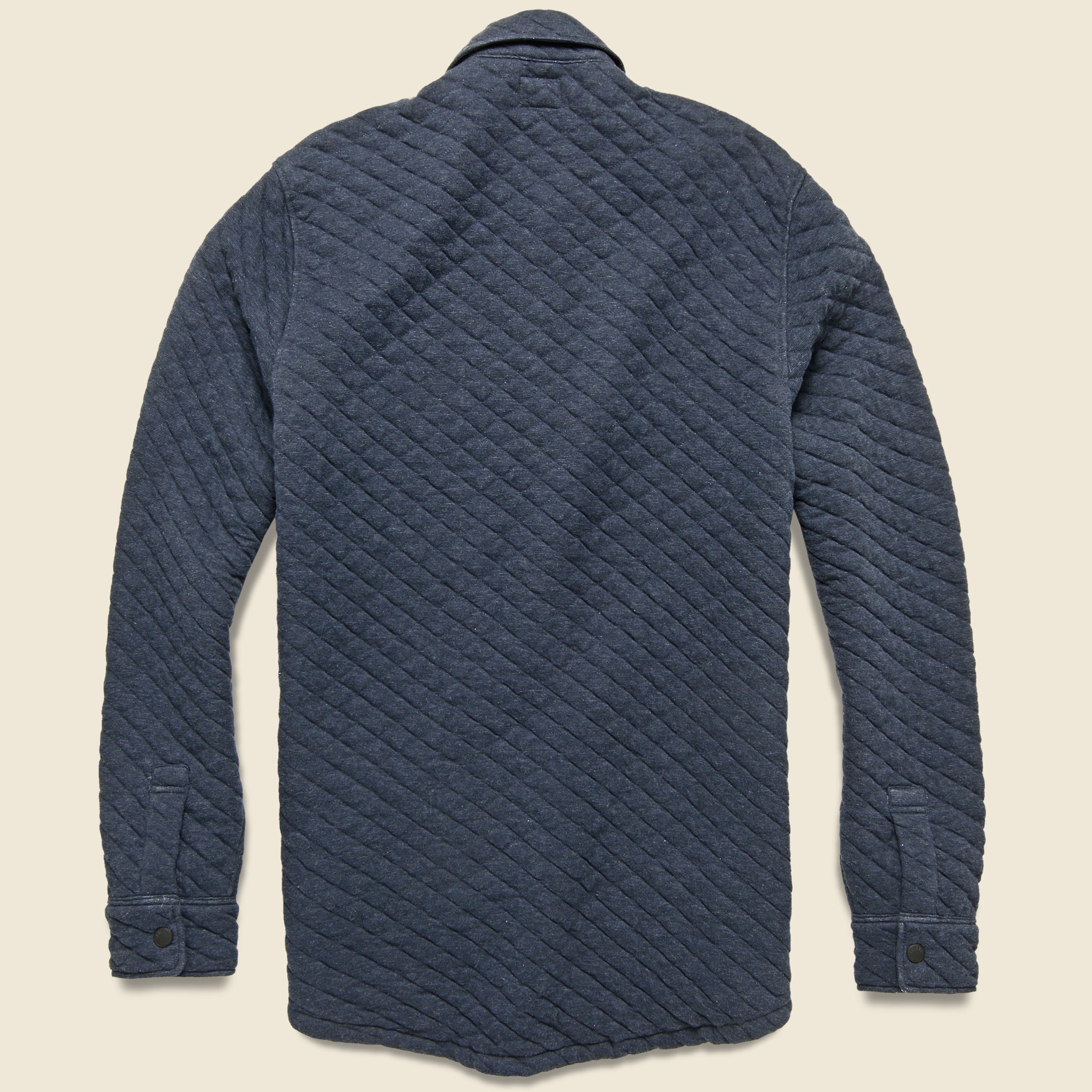 Quilted Belmar CPO Shirt Jacket - Dark Navy Heather - Faherty - STAG Provisions - Outerwear - Shirt Jacket