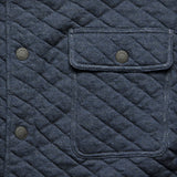 Quilted Belmar CPO Shirt Jacket - Dark Navy Heather - Faherty - STAG Provisions - Outerwear - Shirt Jacket