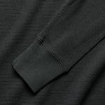 Essential Waffle Crewneck - Black - Faherty - STAG Provisions - Tops - L/S Knit