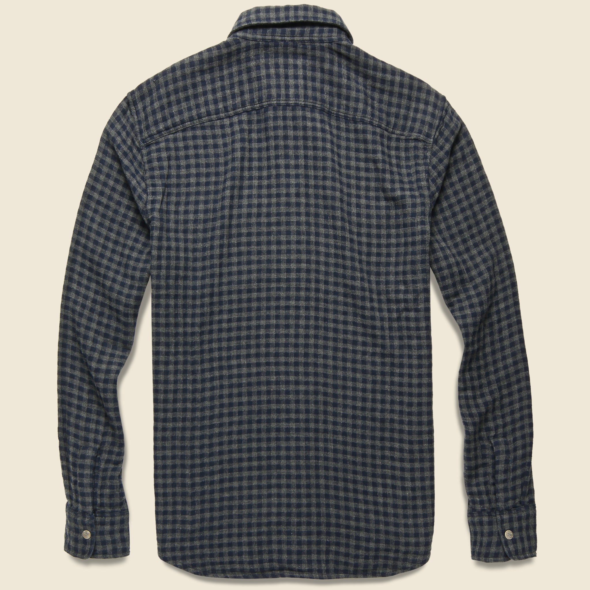 
                          Belmar Workshirt - Charcoal Navy Check - Faherty - STAG Provisions - Tops - L/S Woven - Plaid
                        