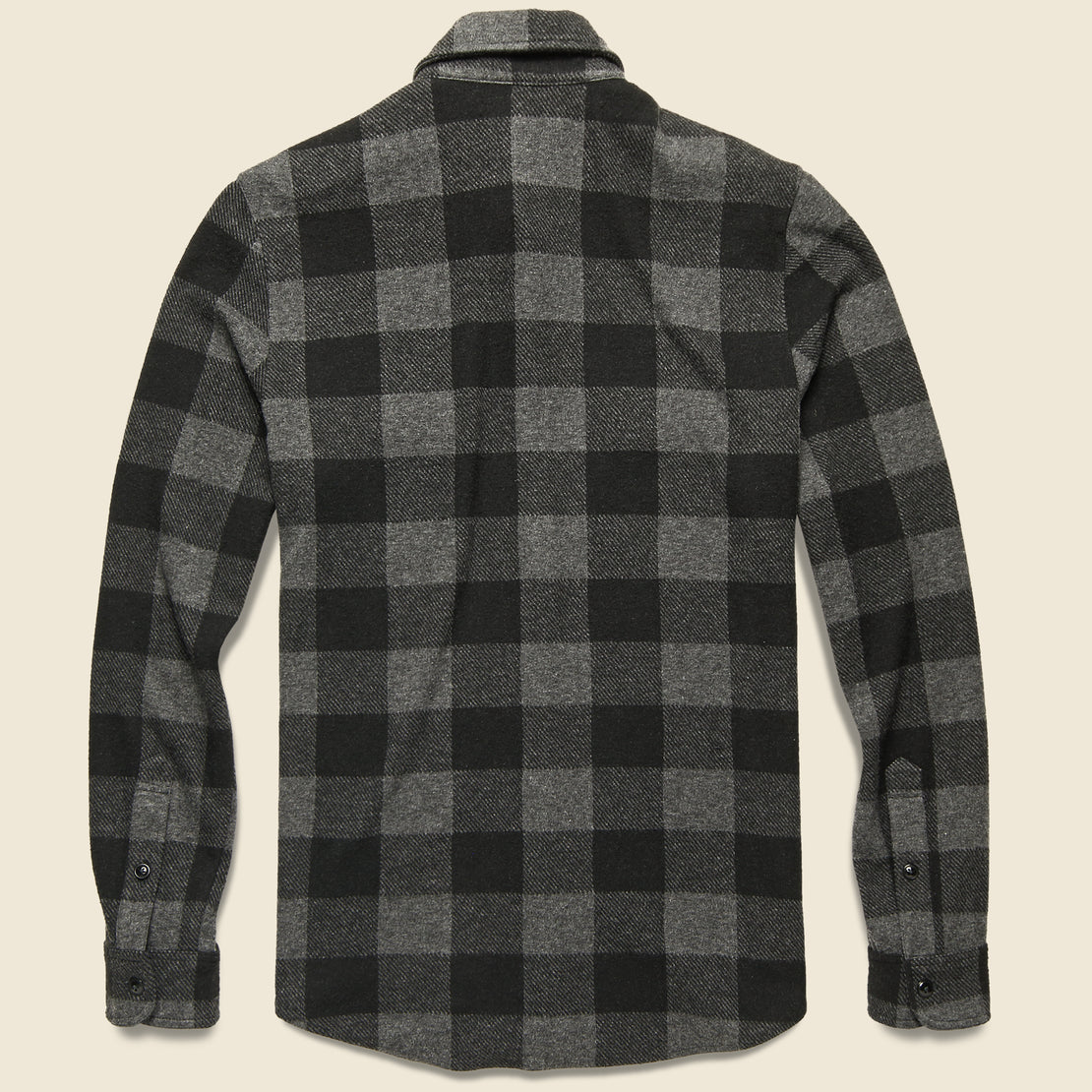 Legend Sweater Shirt - Charcoal Black Buffalo - Faherty - STAG Provisions - Tops - Sweater