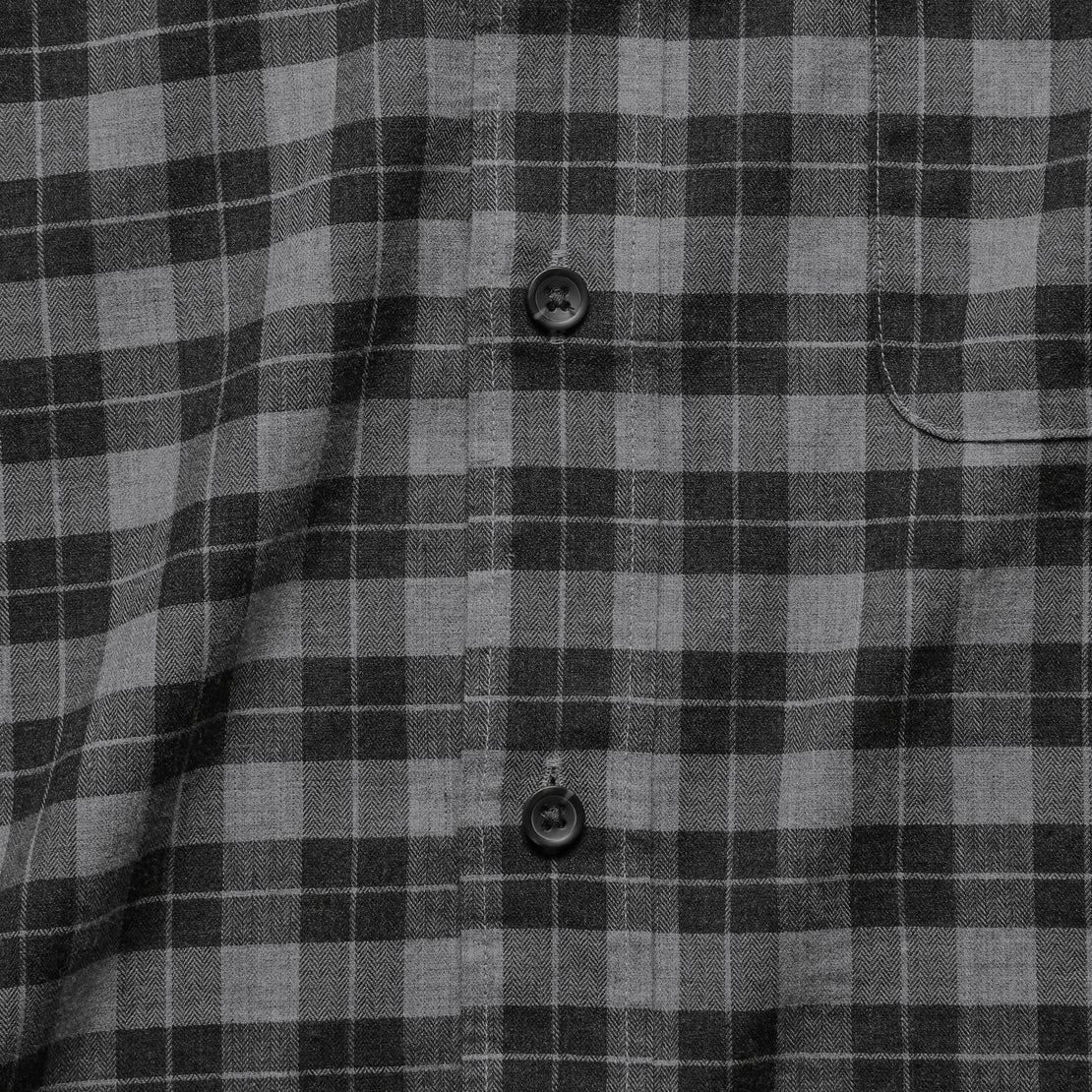 Everyday Shirt - Grey Charcoal Gingham