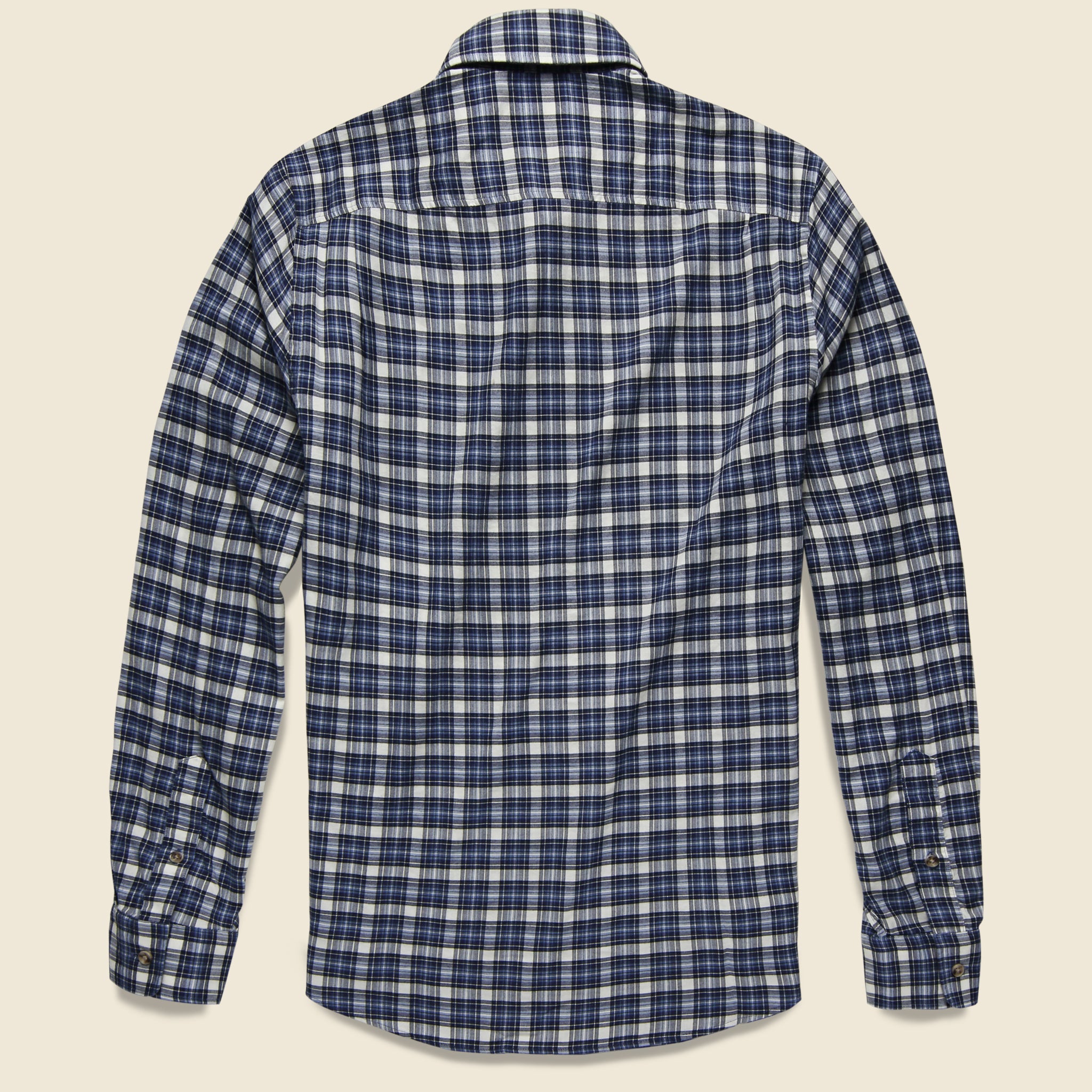 
                          Everyday Shirt - Cream/Navy Tartan - Faherty - STAG Provisions - Tops - L/S Woven - Plaid
                        