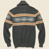 Shawl Collar Cardigan - Charcoal Eyegazer - Faherty - STAG Provisions - Tops - Sweater