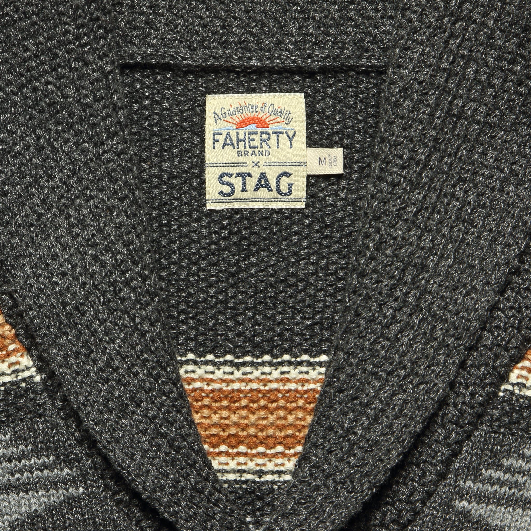 
                          Shawl Collar Cardigan - Charcoal Eyegazer - Faherty - STAG Provisions - Tops - Sweater
                        