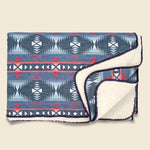 Sherpa Blanket - Midnight Jewel - Faherty - STAG Provisions - Gift - Blankets