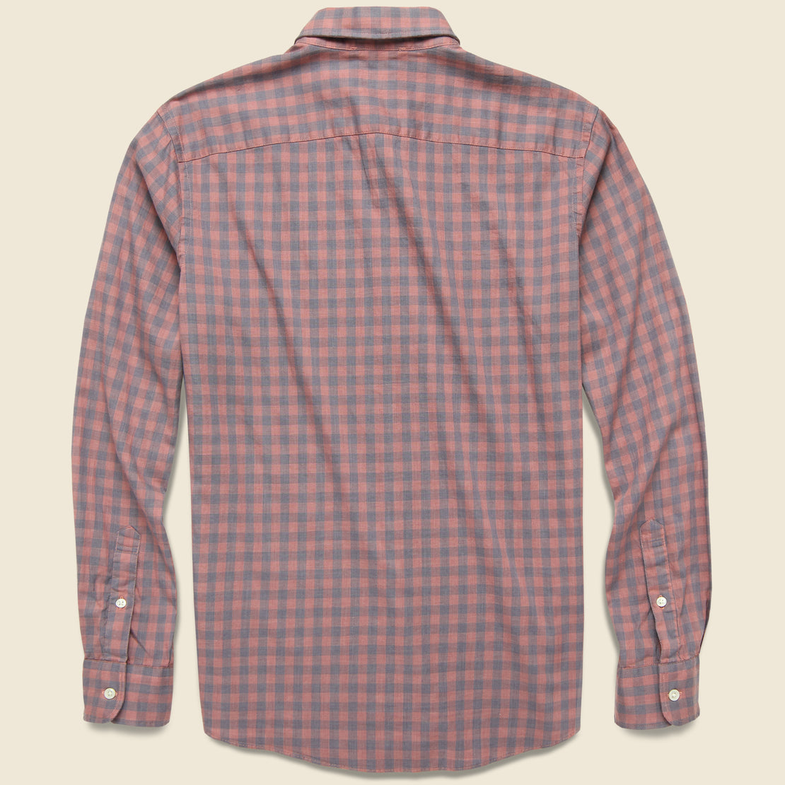 Movement Shirt - Barn Red Gingham - Faherty - STAG Provisions - Tops - L/S Woven - Plaid