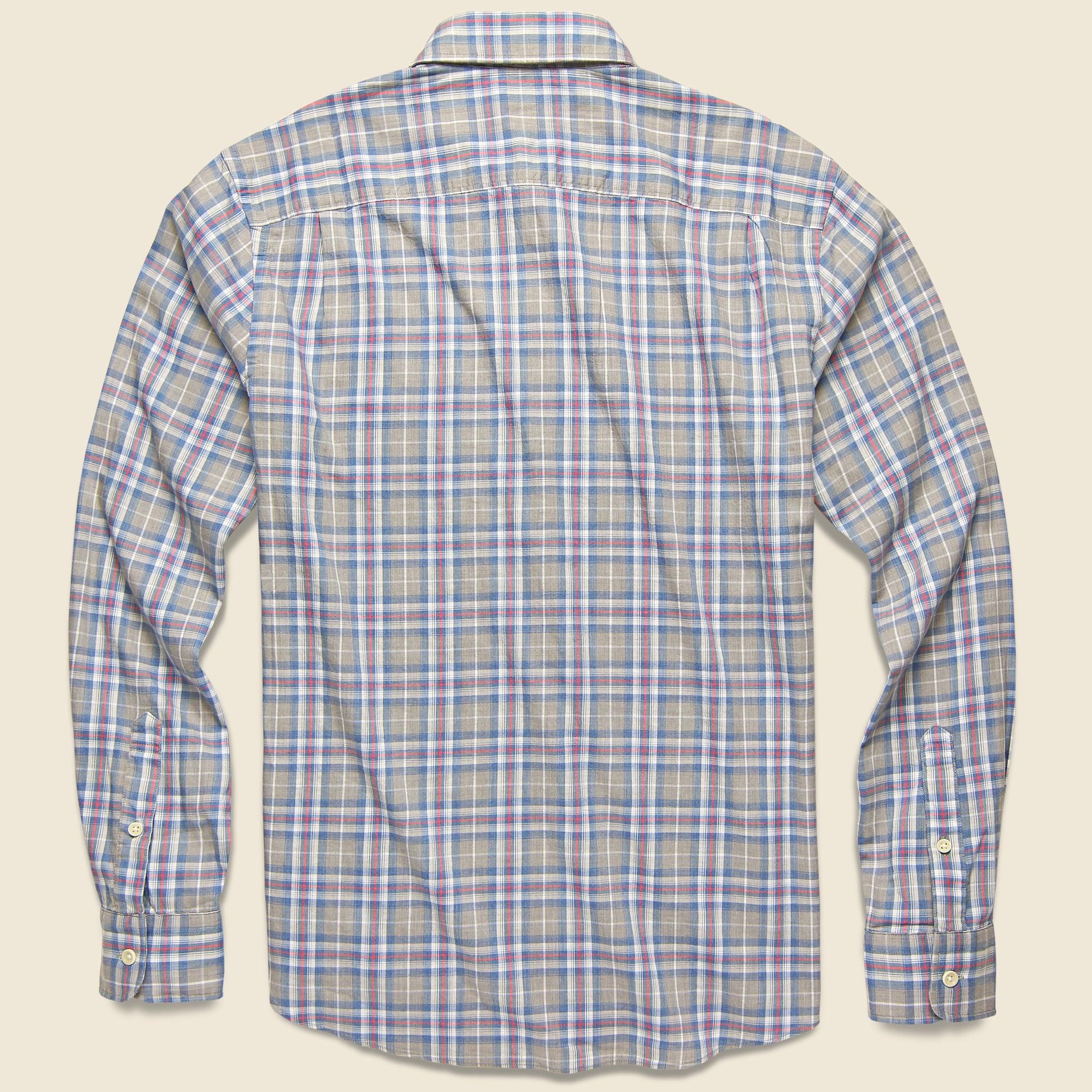 
                          Movement Melange Shirt - Monterey Plaid - Faherty - STAG Provisions - Tops - L/S Woven - Plaid
                        