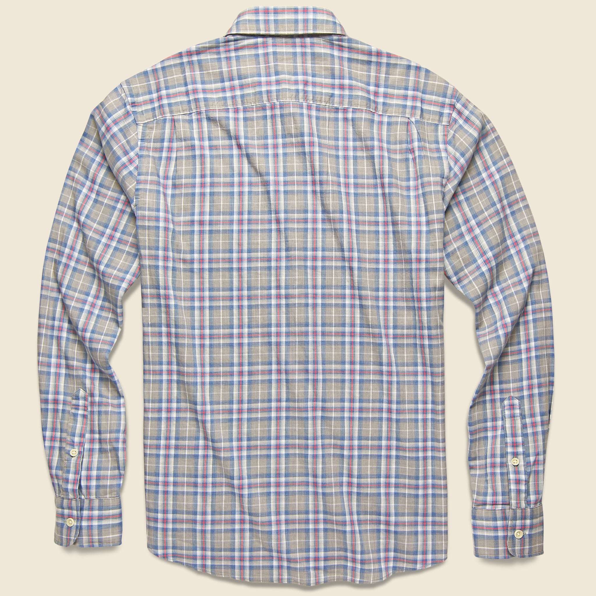 Movement Melange Shirt - Monterey Plaid - Faherty - STAG Provisions - Tops - L/S Woven - Plaid