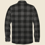 Legend Sweater Shirt - Charcoal Black Buffalo - Faherty - STAG Provisions - Tops - L/S Woven - Plaid