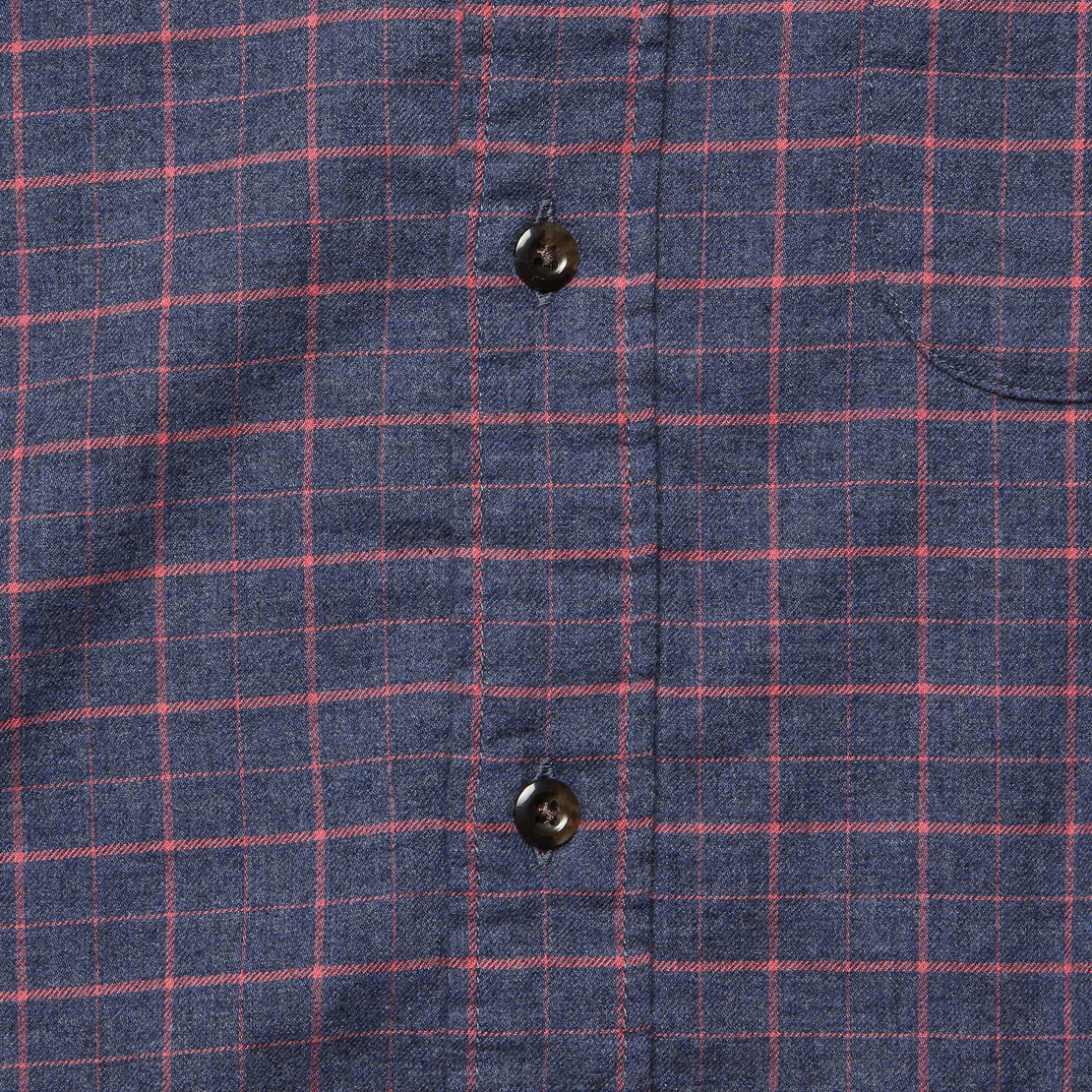 Stretch Featherweight Flannel Shirt - Hayes Check - Faherty - STAG Provisions - Tops - L/S Woven - Plaid