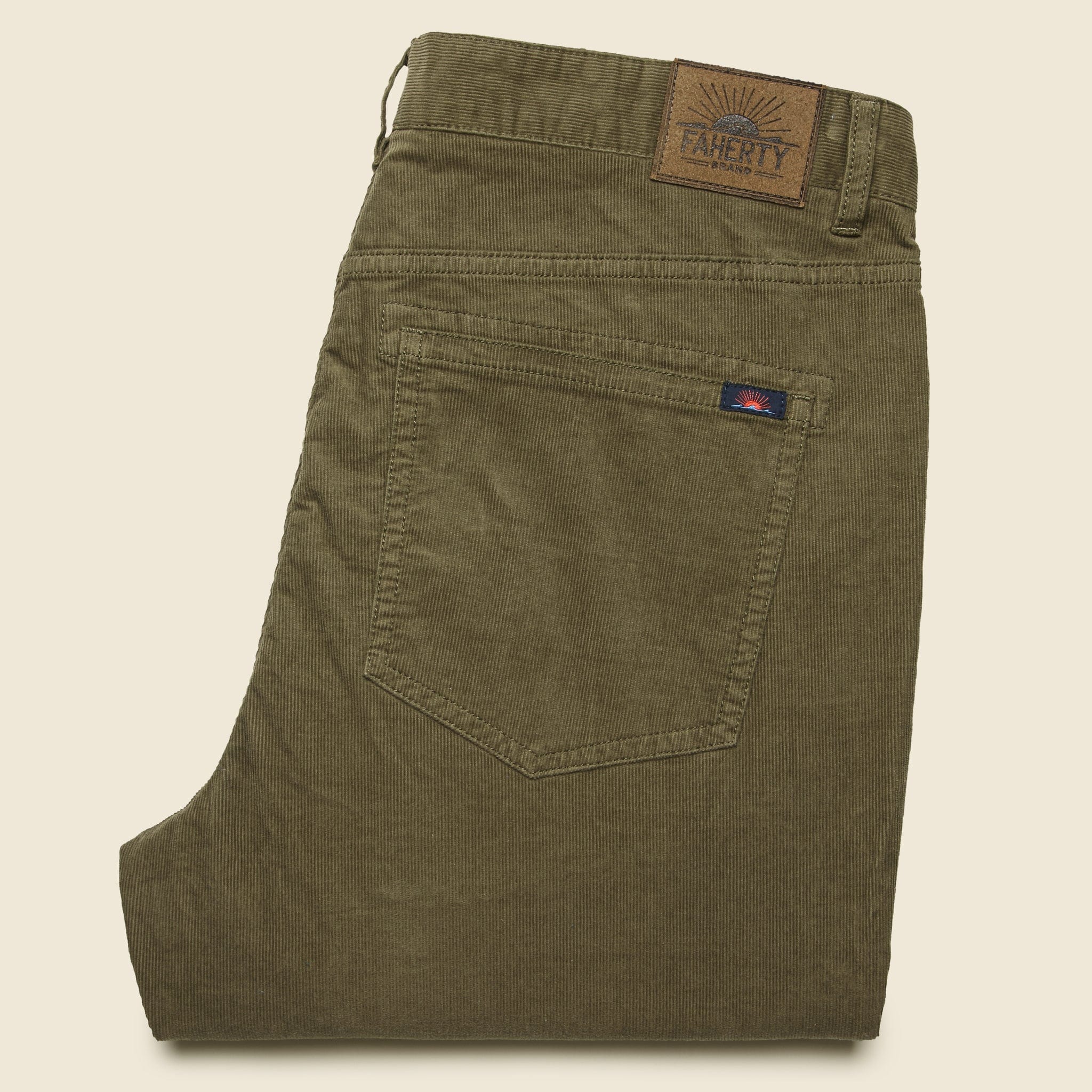 Stretch Corduroy Pant - Timber - Faherty - STAG Provisions - Pants - Corduroy
