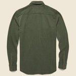 Knit Alpine Shirt - Olive Heather - Faherty - STAG Provisions - Tops - L/S Woven - Solid
