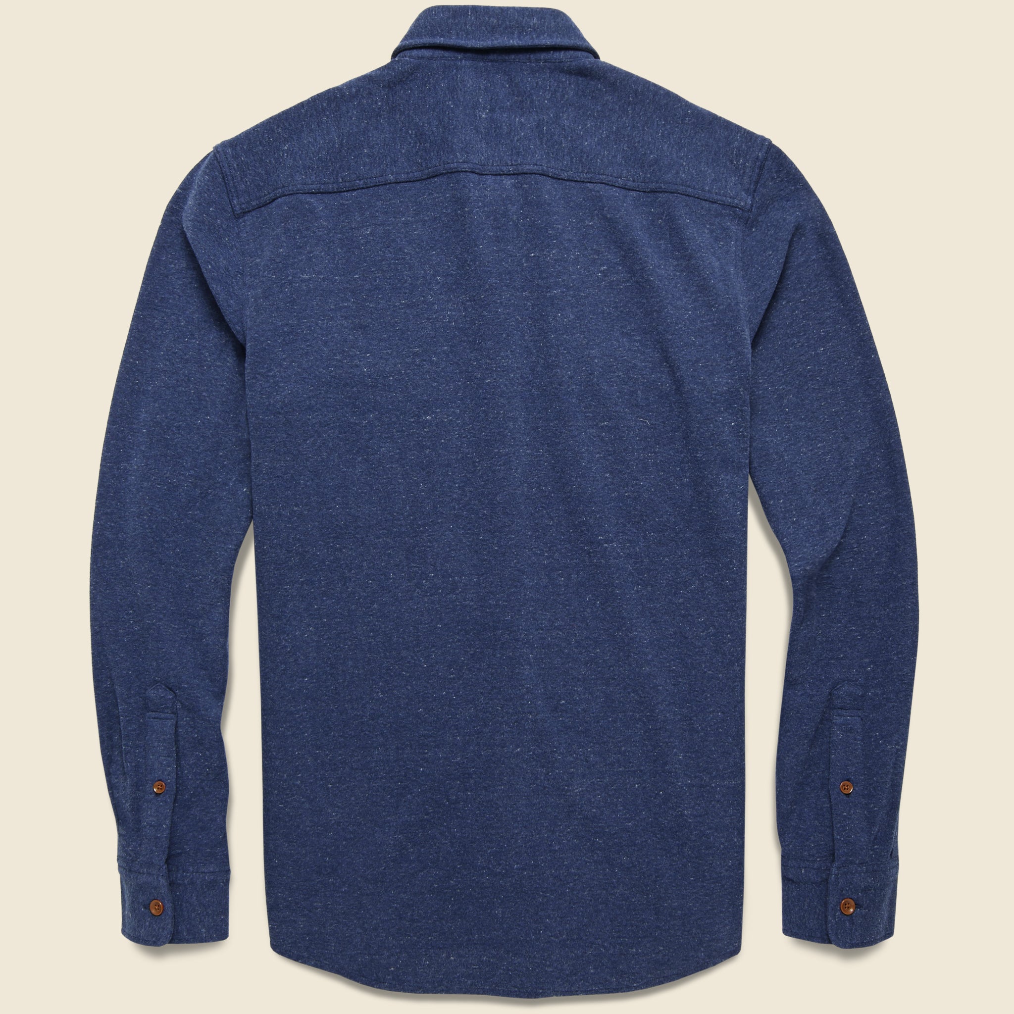 
                          Knit Alpine Shirt- Navy Heather - Faherty - STAG Provisions - Tops - L/S Woven - Solid
                        