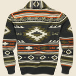 Novelty Shawl Cardigan - Dark Palm Isle - Faherty - STAG Provisions - Tops - Sweater