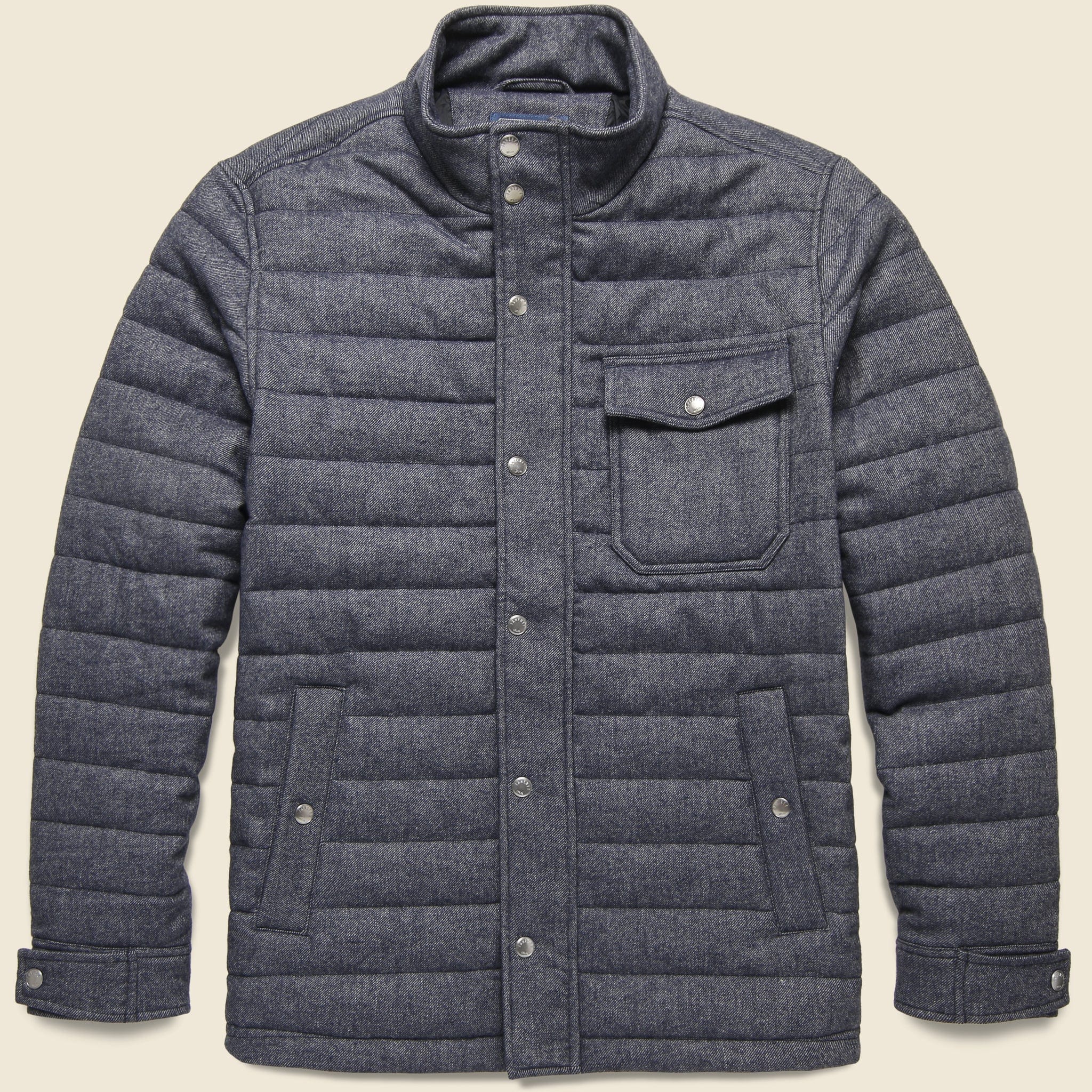 Teton Valley Jacket - Graphite Grey Twill - Faherty - STAG Provisions - Outerwear - Coat / Jacket