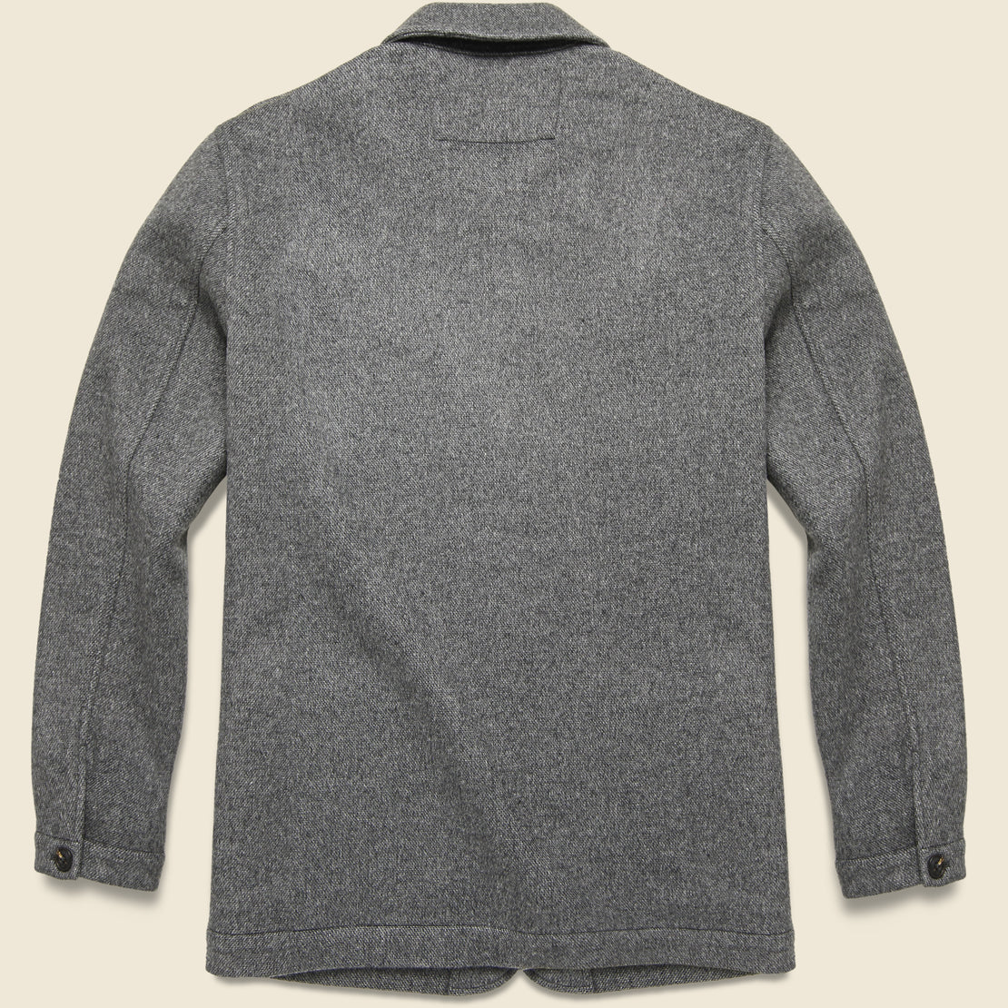 Melton Chore Coat - Charcoal Melange - Faherty - STAG Provisions - Outerwear - Coat / Jacket