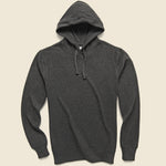 Legend Sweater Hoodie - Heathered Black Twill - Faherty - STAG Provisions - Tops - Fleece / Sweatshirt
