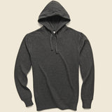Legend Sweater Hoodie - Heathered Black Twill - Faherty - STAG Provisions - Tops - Fleece / Sweatshirt