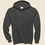 Legend Sweater Hoodie - Heathered Black Twill - Faherty - STAG Provisions - Tops - Fleece / Sweatshirt