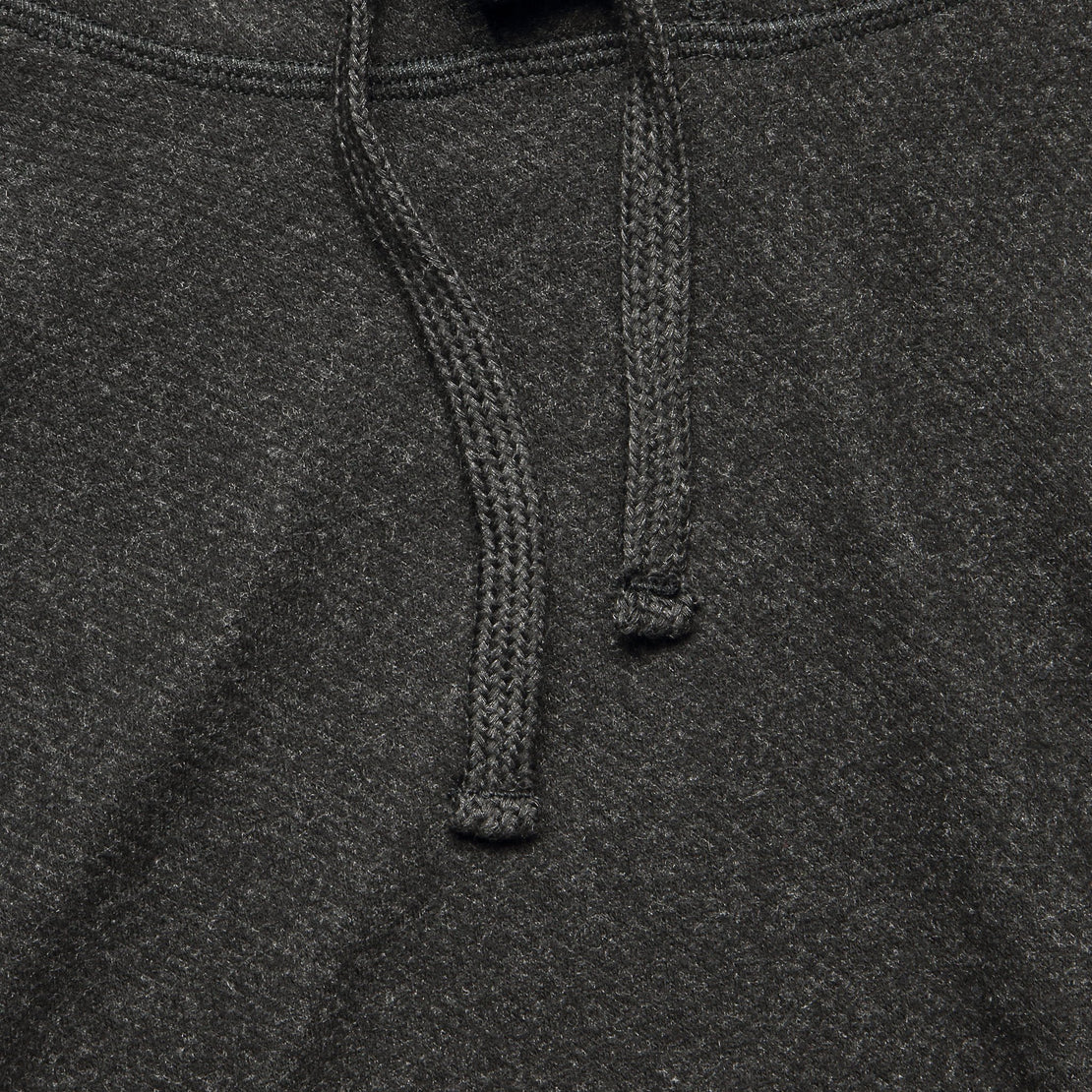Legend Sweater Hoodie - Heathered Black Twill - Faherty - STAG Provisions - Tops - Fleece / Sweatshirt