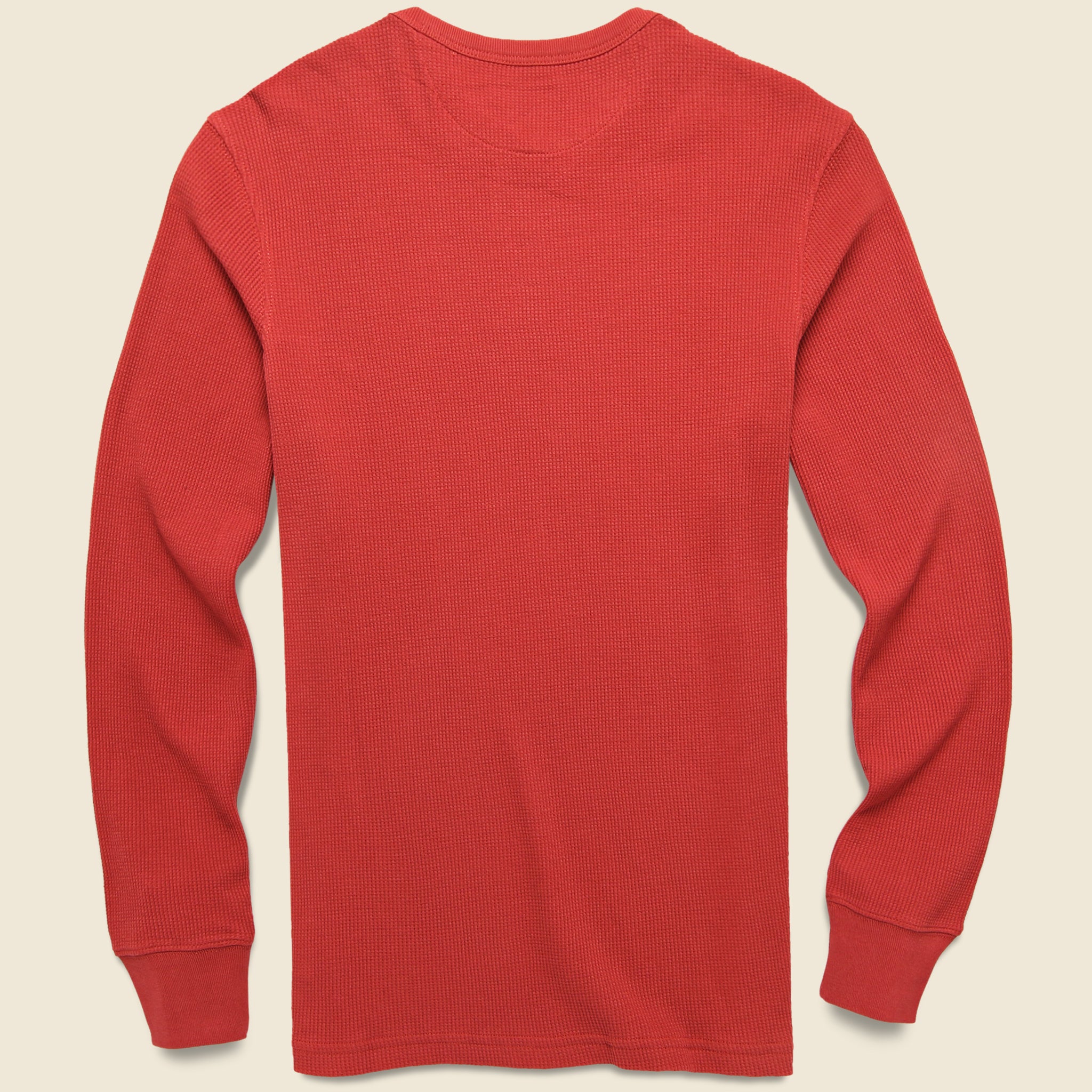 
                          Essential Waffle Crewneck - Barn Red - Faherty - STAG Provisions - Tops - L/S Knit
                        