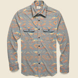 Legend Sweater Shirt - Chankillo Horizon - Faherty - STAG Provisions - Tops - L/S Woven - Other Pattern