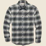 Stretch Seaview Flannel - Polar Night Plaid - Faherty - STAG Provisions - Tops - L/S Woven - Plaid
