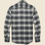 Stretch Seaview Flannel - Polar Night Plaid - Faherty - STAG Provisions - Tops - L/S Woven - Plaid