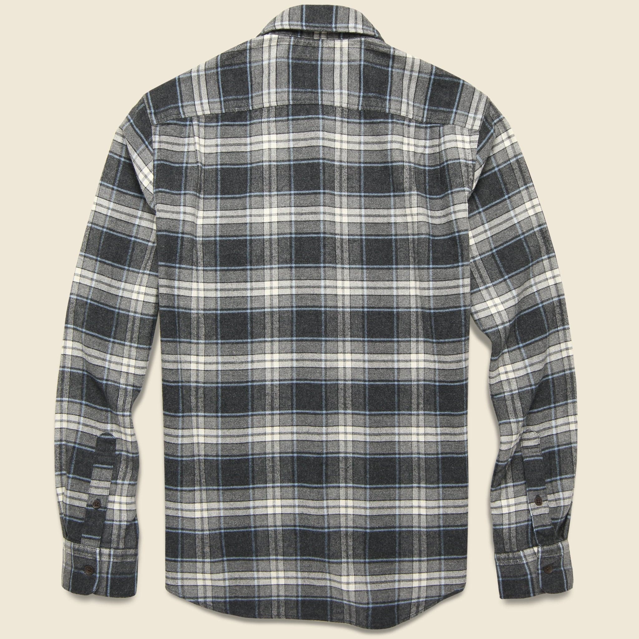 Stretch Seaview Flannel - Polar Night Plaid - Faherty - STAG Provisions - Tops - L/S Woven - Plaid