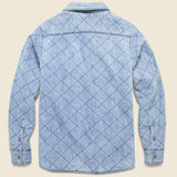 Good Feather Reversible Bondi Jacket - Indigo/Morning Star - Faherty - STAG Provisions - Outerwear - Coat / Jacket