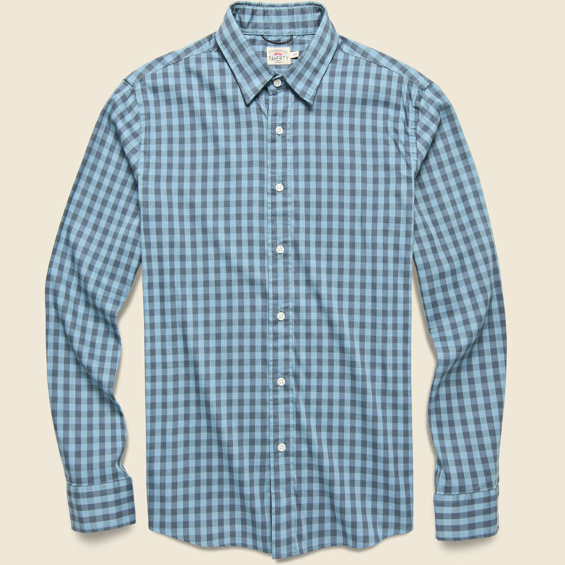Faherty Movement Shirt - Stormy Shore Gingham