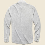 Legend Sweater Shirt - Fossil Grey Twill - Faherty - STAG Provisions - Tops - Fleece / Sweatshirt